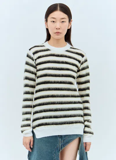 Marni Women Striped Wool-mohair Sweater