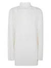 Marni High Neck Long Sleeves Loose Fit In White