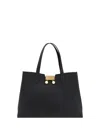 Marni Black Handbag With Gold-tone Clasp