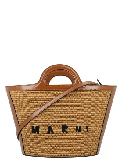 Marni Women's Tropicalia Micro Bag In Raw Siena