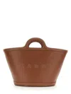 Marni Small Tropicalia Top Handle Bag In Brown