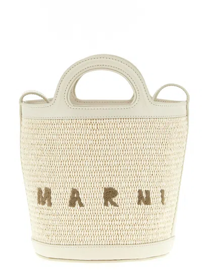 Marni Women's Tropicalia Small Bucket Bag In White
