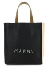 Marni Borsa A Mano Museo Mini In Pelle Bicolor Donna