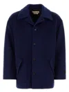 Marni Blue Wool Blend Coat