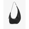 Marni Womens 00n99 Dot Small Leather Hobo Bag In Purple