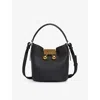 Marni Womens 00n99 Trunkeroo Bucket Leather Shoulder Bag In Purple