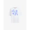 Marni Tee With Logo Floral Print In D2w01