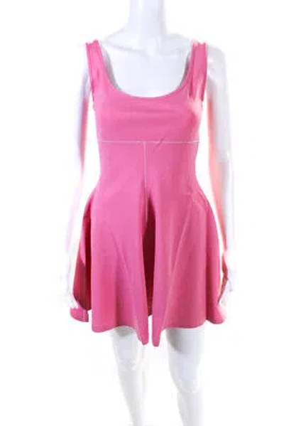 Pre-owned Marni Womens Flared Mini Dress - Pink Candy Size 40