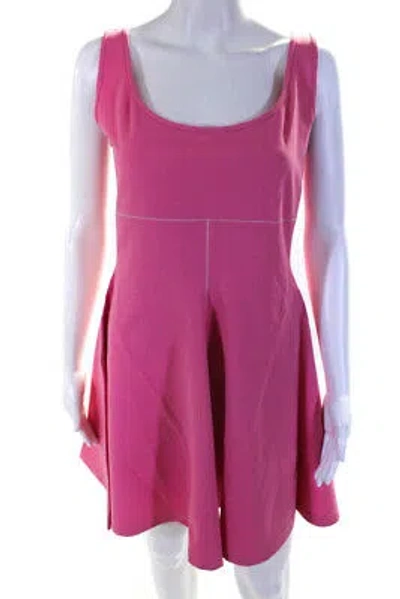 Pre-owned Marni Womens Flared Mini Dress - Pink Candy Size 46