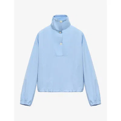 Marni Womens  Funnel-neck Cotton Blouson In 00b50