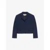 Marni Short Techno Wool Jacket In 00b99