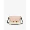 Marni Womens Zo878 Trunkaroo Colour-block Medium Leather Shoulder Bag In Multi