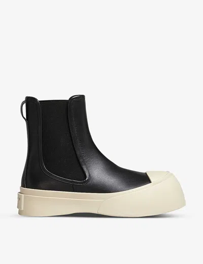 Marni Chelsea Boot Pablo In Black Leather