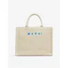 Marni Women's Shopping M Natural Beige Handles Bco Logo In Neutral