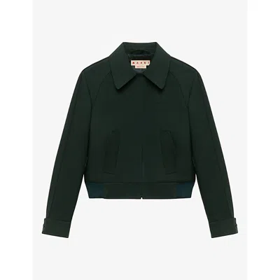 Marni Womens Tech Twill Woven Jacket 00v89