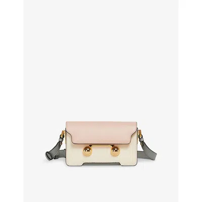 Marni Womens Trunkaroo Mini Leather Shoulder Bag Zo878