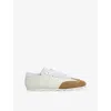 Marni Womens Zo976 Softy Soccer Fabric And Suede Low-top Trainers Eur 38/5 Uk