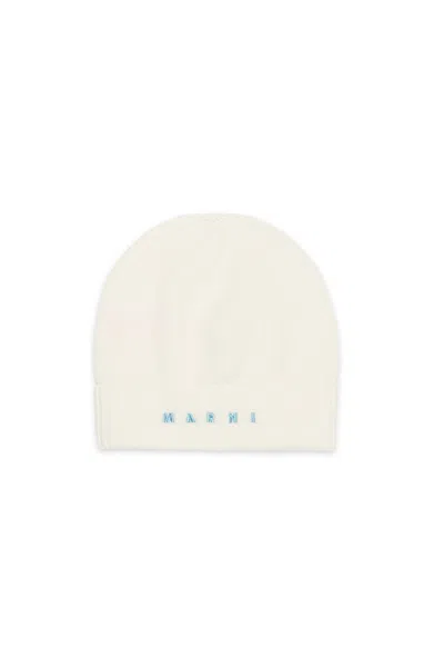 Marni Wool And Cashmere Beanie In Gray