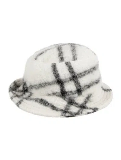 Pre-owned Marni Wool Bucket Hat In Neutral