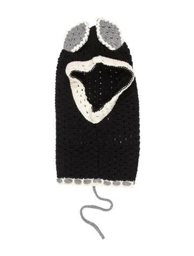 Pre-owned Marni Wool Cable Gifting Gauce In Black