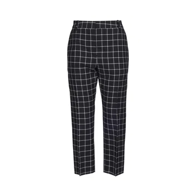 Pre-owned Marni Wool Check Pant 'black' | Women's Size 38
