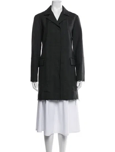 Pre-owned Marni Wool Coat In Grey