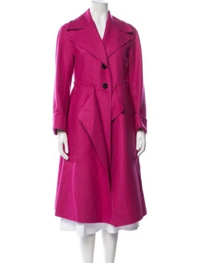 Pre-owned Marni Wool Coat In Pink