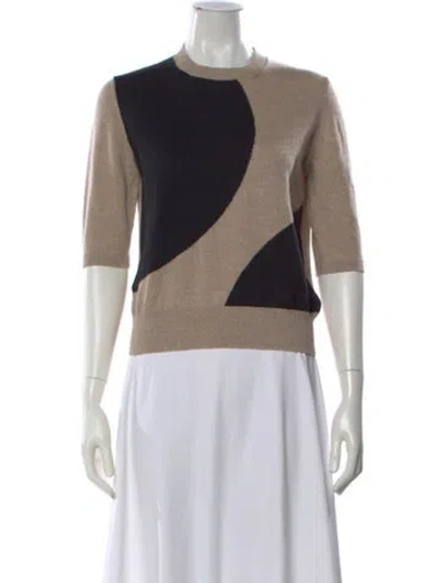 Pre-owned Marni Wool Colorblock Pattern Sweater In Neutral