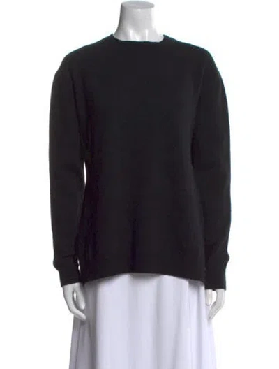 Pre-owned Marni Wool Crew Neck Sweater In Black