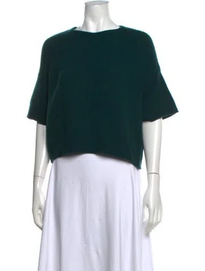 Pre-owned Marni Wool Crew Neck Sweater In Green