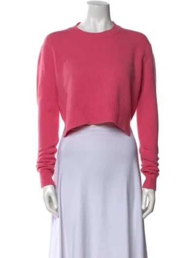 Pre-owned Marni Wool Crew Neck Sweater In Pink