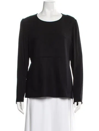 Pre-owned Marni Wool Crew Neck Top In Black