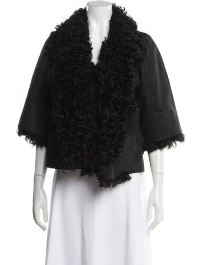 Pre-owned Marni Wool Jacket In Black/grey
