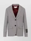 Marni Multicolor Houndstooth Wool Blend Single-breasted Blazer