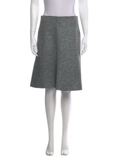 Pre-owned Marni Wool Knee-length Skirt In Blue
