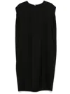 Marni Wool Midi Dress In Black