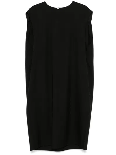 Marni Wool Midi Dress In Black
