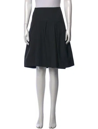 Pre-owned Marni Wool Midi Length Skirt In Black
