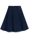 Marni Wool Midi Skirt In Blue