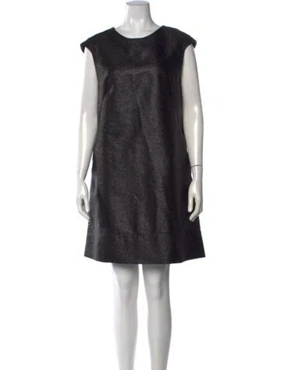 Pre-owned Marni Wool Mini Dress In Blue