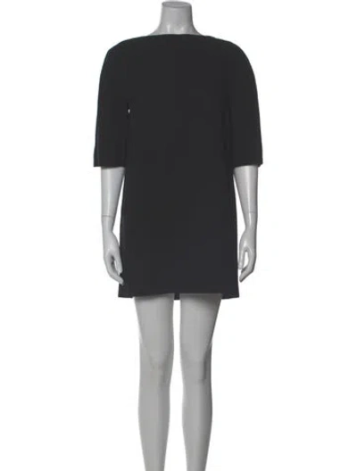 Pre-owned Marni Wool Mini Dress In Gray