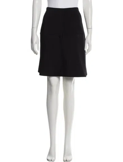 Pre-owned Marni Wool Mini Skirt In Black