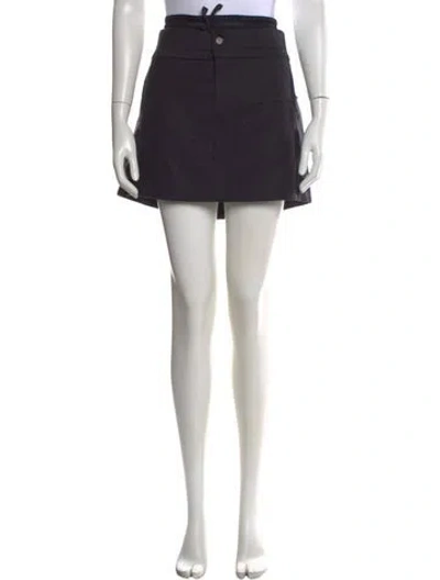 Pre-owned Marni Wool Mini Skirt In Black