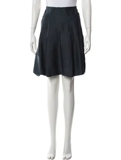 Pre-owned Marni Wool Mini Skirt In Blue