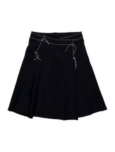 Pre-owned Marni Wool Mini Skirt In Blue