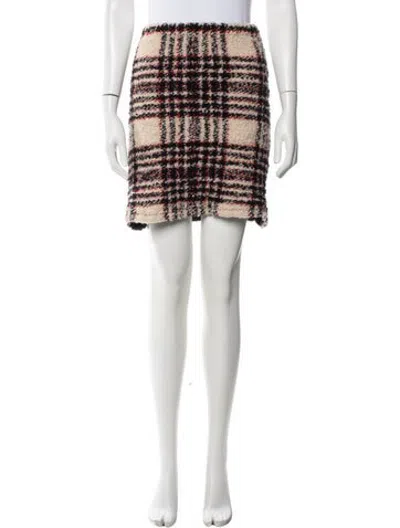 Pre-owned Marni Wool Mini Skirt In Neutrals