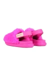 Marni Starlight Pink Logo Patch Sandals In Pink