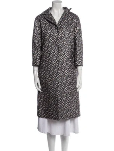 Pre-owned Marni Wool Printed Coat In Multi