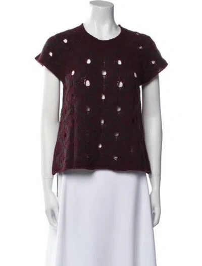 Pre-owned Marni Wool Printed Sweater In Black