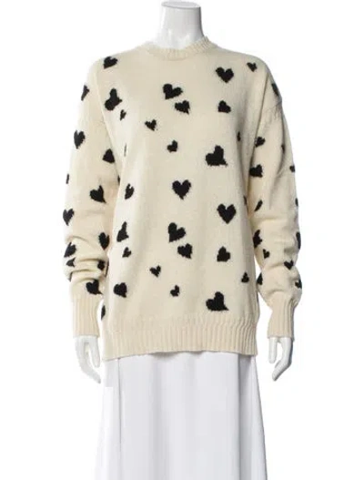 Pre-owned Marni Wool Printed Sweater In Neutral